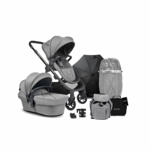 iCandy Orange Pushchair and Carrycot Complete Bundle - Light Sla
