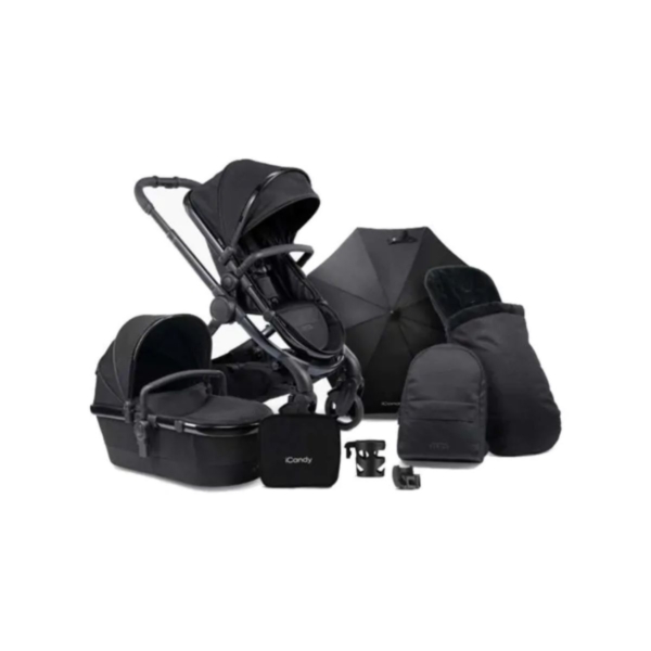 Icandy Peach Complete Pushchair & Carrycot Bundle- Cerium