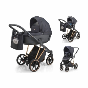 Mee-Go Milano Plus 3in1 Travel System-Rose Gold