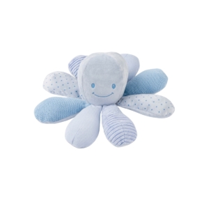 Nattou Lapidou-Activity Octopus Toy Blue