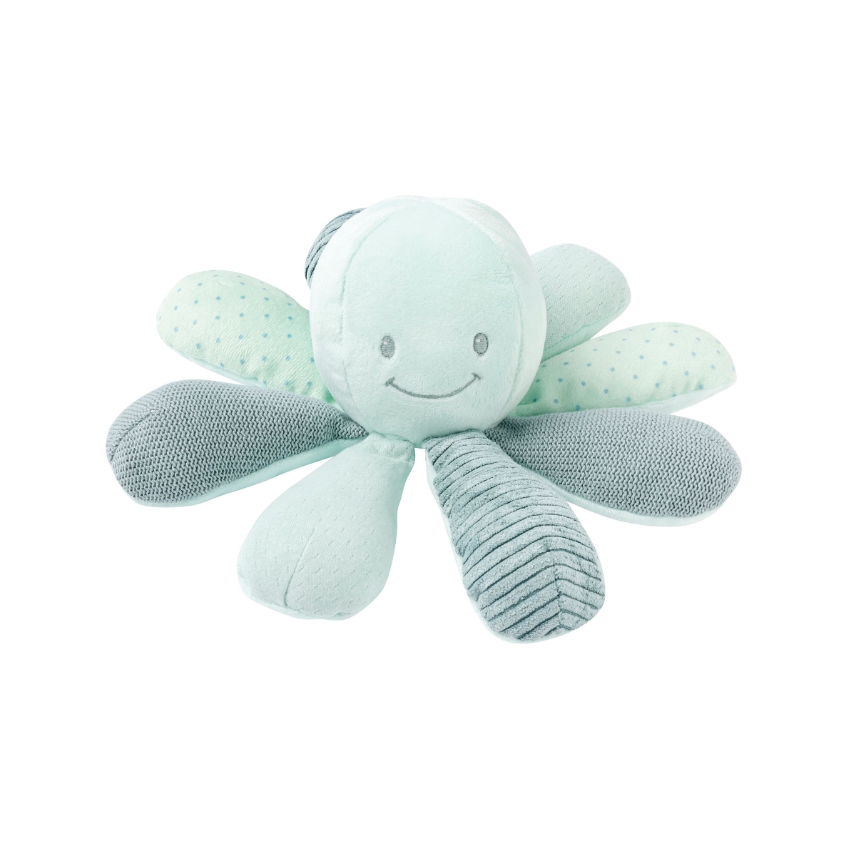 Nattou Lapidou-Activity Octopus Toy Green