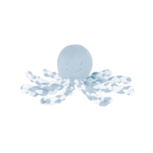 Nattou Lapidou-Piu Piu Octopus Light Blue and White
