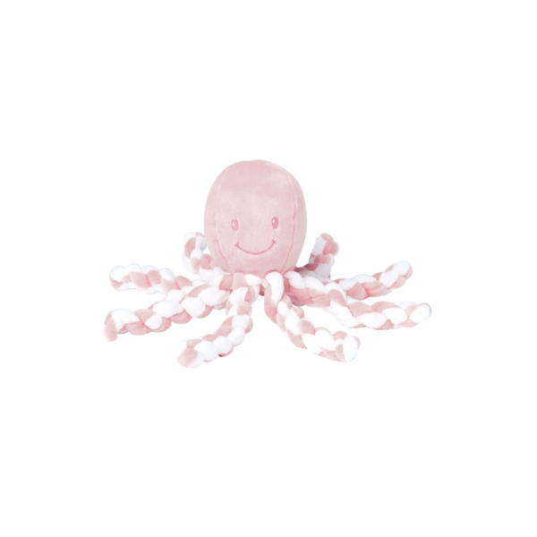 Nattou Lapidou-Piu Piu Octopus Light Pink and White