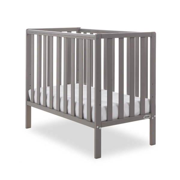 Obaby Bantam Space Saver Cot-Taupe Grey