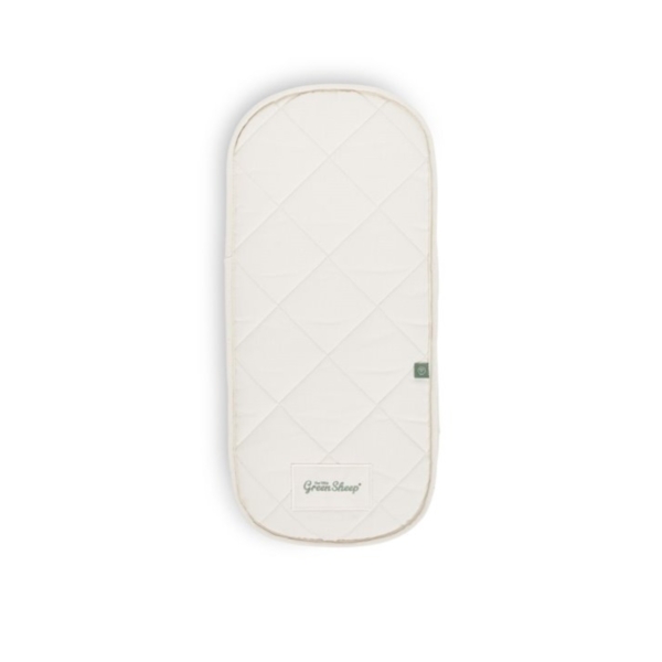 The Little Green Sheep Natural Moses Basket Mattress to fit Mama