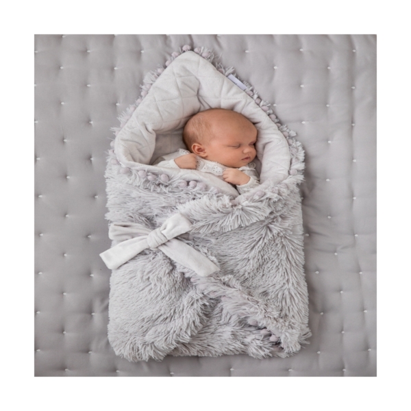 Bizzi Growin Koochi Wrap-Whisper Grey