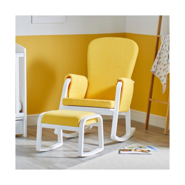 Ickle Bubba Dursley Rocker Chair and Stool-Sunshine
