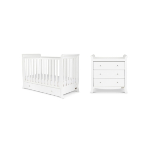 Ickle Bubba Snowdon 4 in 1 Mini 2 Piece Furniture Set-White