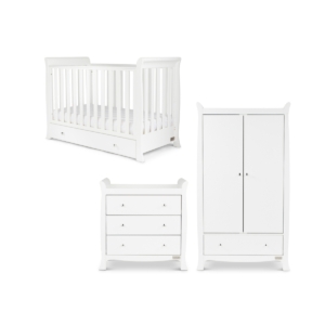 Ickle Bubba Snowdon 4 in 1 Mini 3 Piece Furniture Set-White