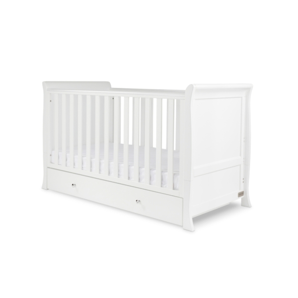 Ickle Bubba Snowdon Classic Cot Bed-White