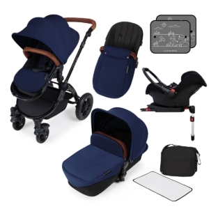Ickle Bubba Stomp V3 Black Frame Travel System With Galaxy Carse