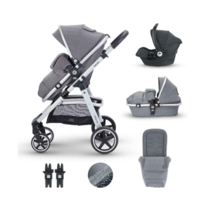 Miniuno Toura Travel System-Grey Herringbone