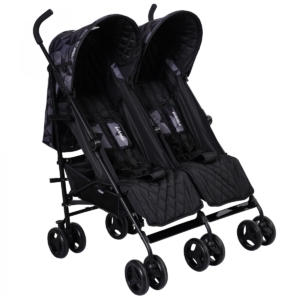 My Babiie Dani Dyer "Cherish" MB11 Black Geo Twin Stroller (MB11