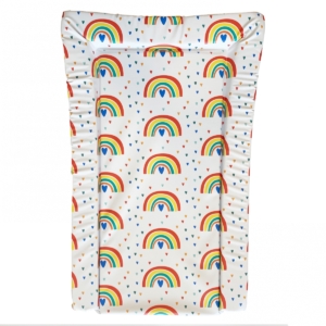Obaby Eat Sleep Repeat Changing Mat-Rainbow Multicolour