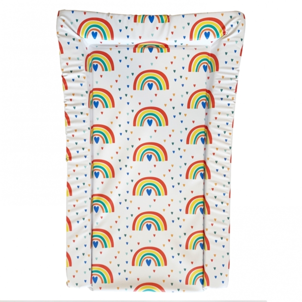 Obaby Eat Sleep Repeat Changing Mat-Rainbow Multicolour