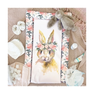 Obaby Eat Sleep Repeat Changing Mat-Watercolour Rabbit
