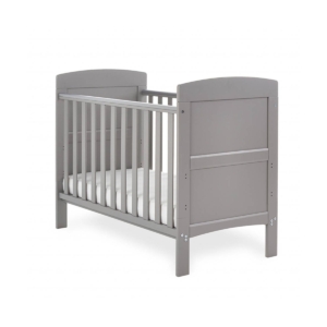 Obaby Grace Mini Cot Bed-Taupe Grey
