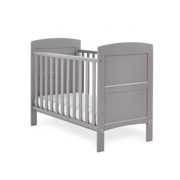 Obaby Grace Mini Cot Bed-Taupe Grey