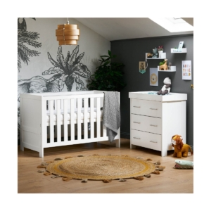 Obaby Nika 2 Piece Room Set-White Wash