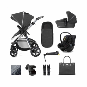 Silver Cross Pioneer 21 12 Piece Dream & I-Size Base Bundle-Clay