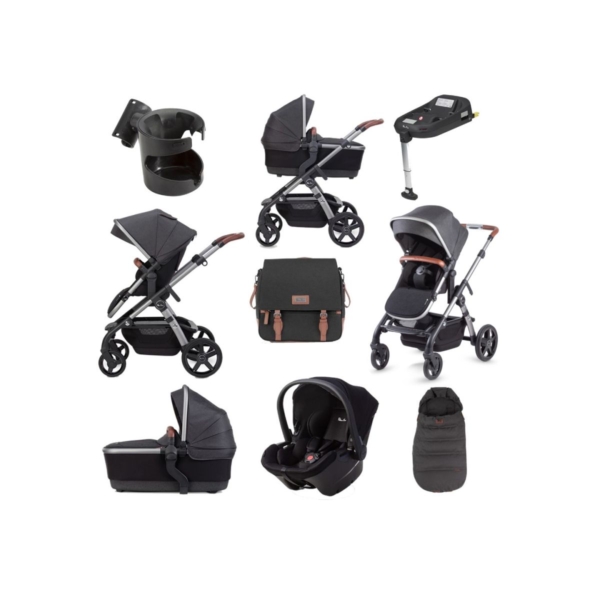 Silver Cross Wave 21 11 Piece Simplicity Plus & Isofix Base Bund