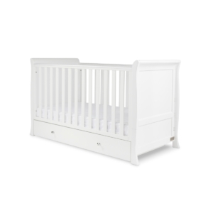 Snowdon Classic Cot Bed and Finest Mattress-White