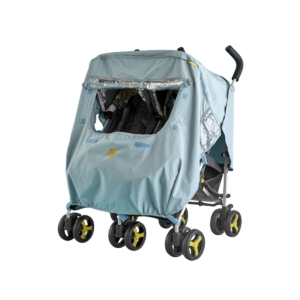 Splish Splosh Universal Double Stroller Raincover-Rain Cloud