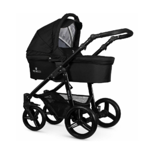 Venicci Soft Black Chassis 2in1 Pushchair-Denim Black