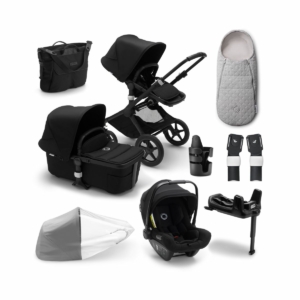 Bugaboo Fox2 8 Piece Travel System Bundle-Black/Black (Exclusive
