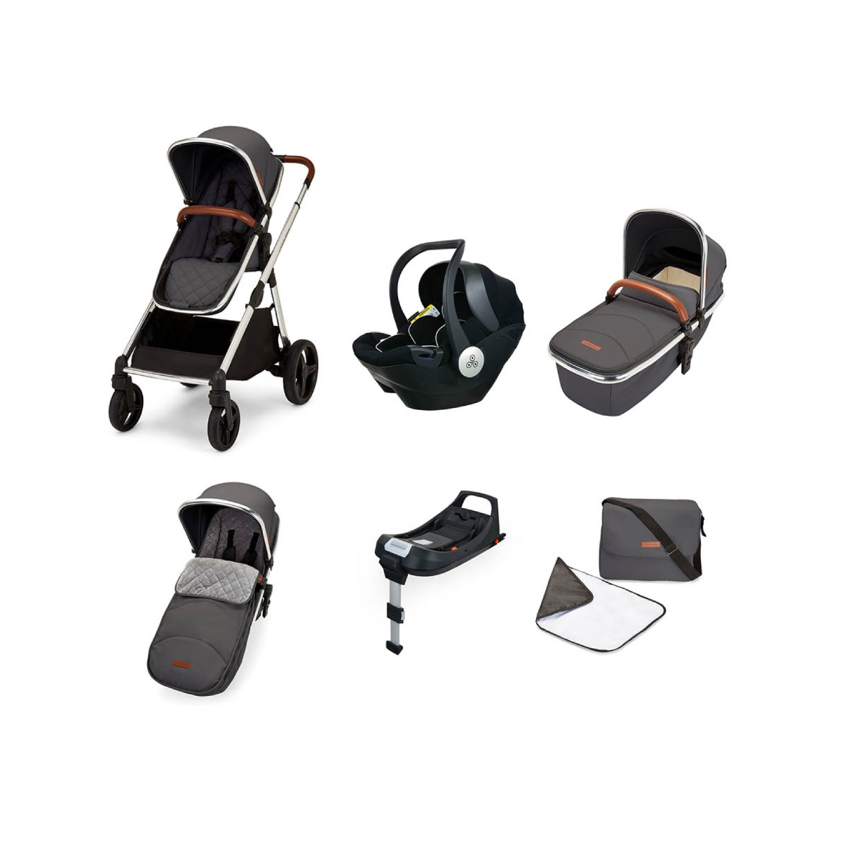 Ickle bubba Eclipse ISize Travel System with Mercury Car Seat a Everything Baby