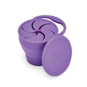Itsy Finger Feeder Snack Catcher-Purple