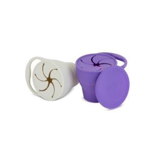 Itsy Finger Feeder Snack Catcher-Purple