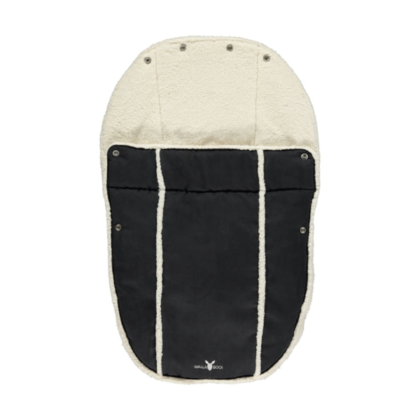 Wallaboo Footmuff Newborn Black