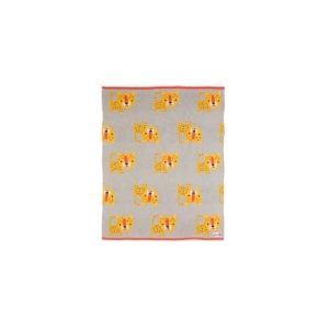 Bizzi Growin Leopard knit blanket/shawl