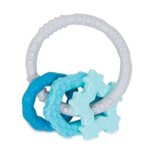 Bumkins Silicone Teething Charms-Blue