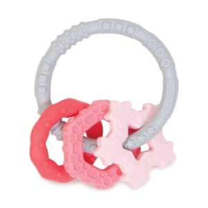 Bumkins Silicone Teething Charms-Pink