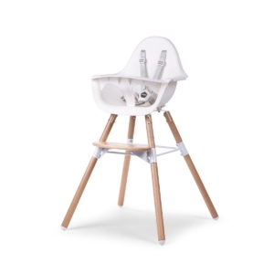 Childhome Evolu 2 Highchair-Natural/White