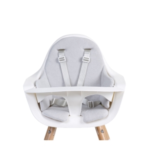 Childhome Evolu Seat Cushion-Tricot Pastel Mouse Grey