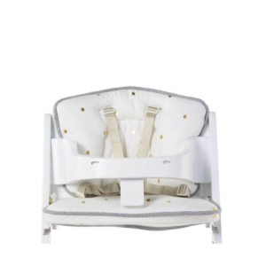 Childhome Lambda Chair Cushion-Jersey Gold Dots