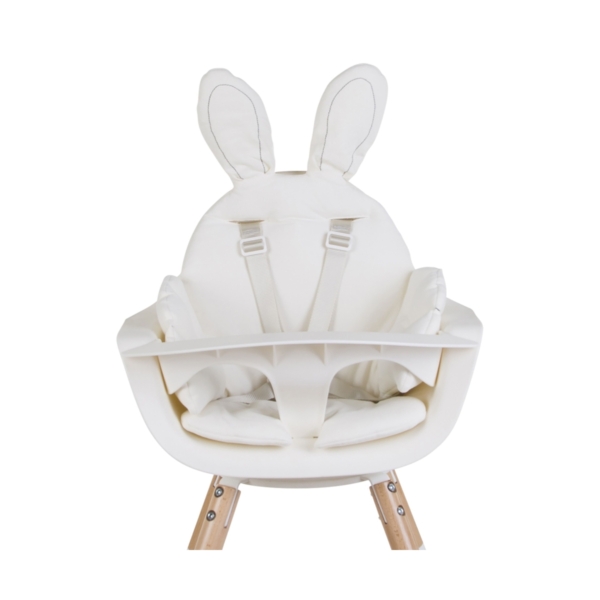 Childhome Rabbit Seat Cushion-Jersey White