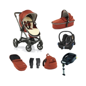 egg® 2 Luxury 3in1 Cabrio Travel System with ISOFIX Base-Paprik