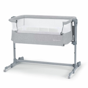 Kinderkraft Neste Air Bedside Crib- Grey Melange