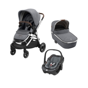 Maxi Cosi Adorra Luxe 360 -3in1 Bundle -Twillic Grey