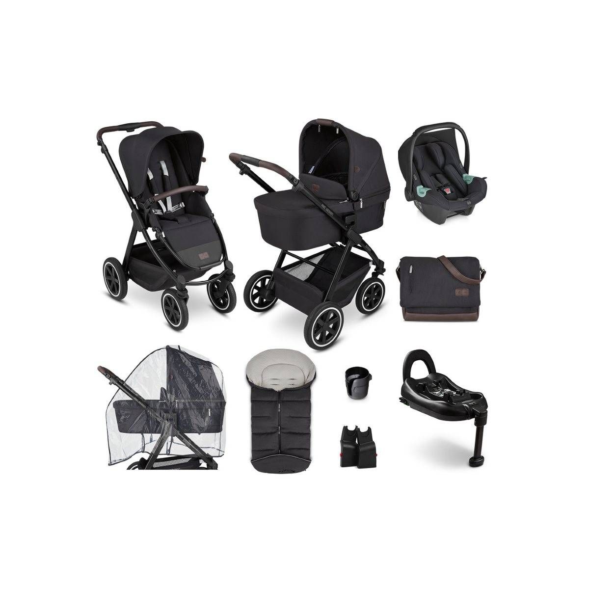 ABC Design Samba Fashion ISOFIX Bundle-Midnight