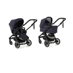 Emmaljunga NXT60 Select Black Chassis 2in1 Pram System-Lounge Na