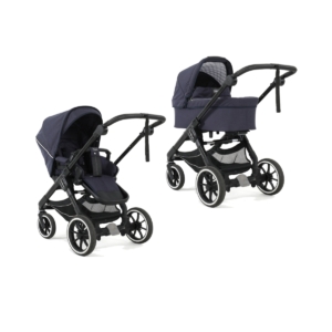 Emmaljunga NXT90 Select Black Chassis 2in1 Pram System-Lounge Na