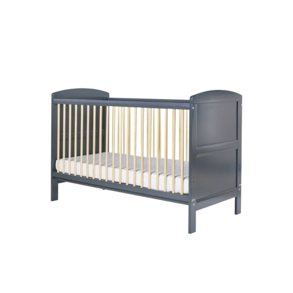 Ickle Bubba Coleby Classic Cot Bed-Scandi Grey (New 2022)