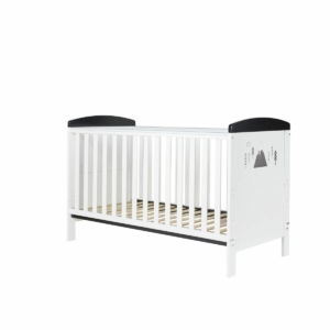 Ickle Bubba Coleby Style Cot Bed-Mono Mountain