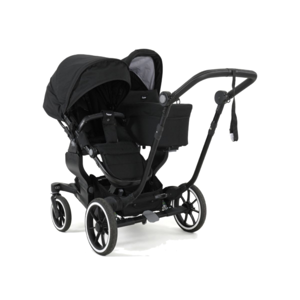 Emmaljunga NXT Twin Classic 2in1 Pram System With Black Chassis-