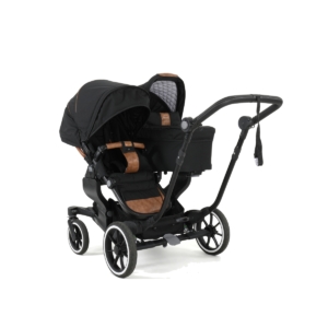Emmaljunga NXT TWIN Select+ 1 Carrycot with Black Chassis-Outdoo